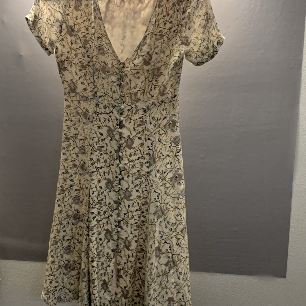 Sweet grunge floral mini dress (Free People)